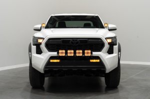 Toyota Tacoma LED Grille Kit - Diode Dynamics - SS5 Grille CrossLink Lightbar Kit - Sport Yellow - 2024+